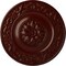 Ekena Millwork Milan Ceiling Medallion, Hand-Painted Brushed Mahogany, 47 5/8"OD x 2 3/4"P CM47MIBMF - alternate 1